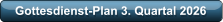 Gottesdienst-Plan 3. Quartal 2026
