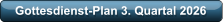 Gottesdienst-Plan 3. Quartal 2026