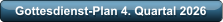 Gottesdienst-Plan 4. Quartal 2026